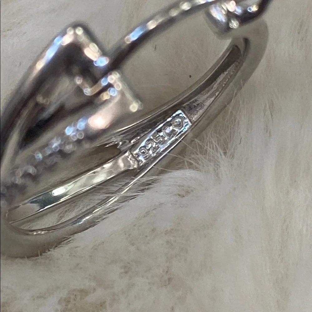 Diamond Accented Hoop Earrings